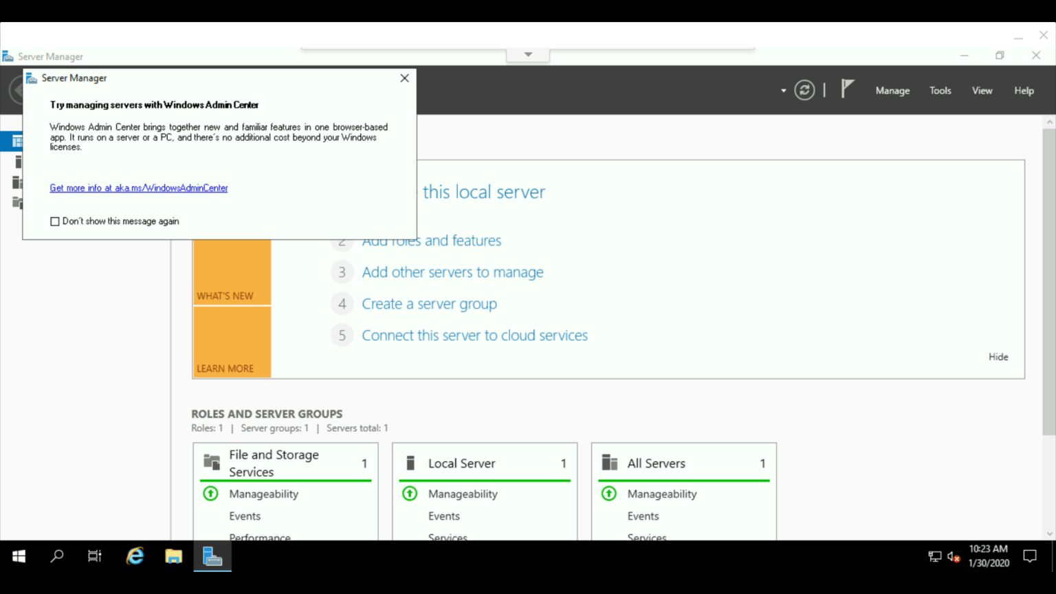 Chrome RDP:VM インスタンスのWindows 画面