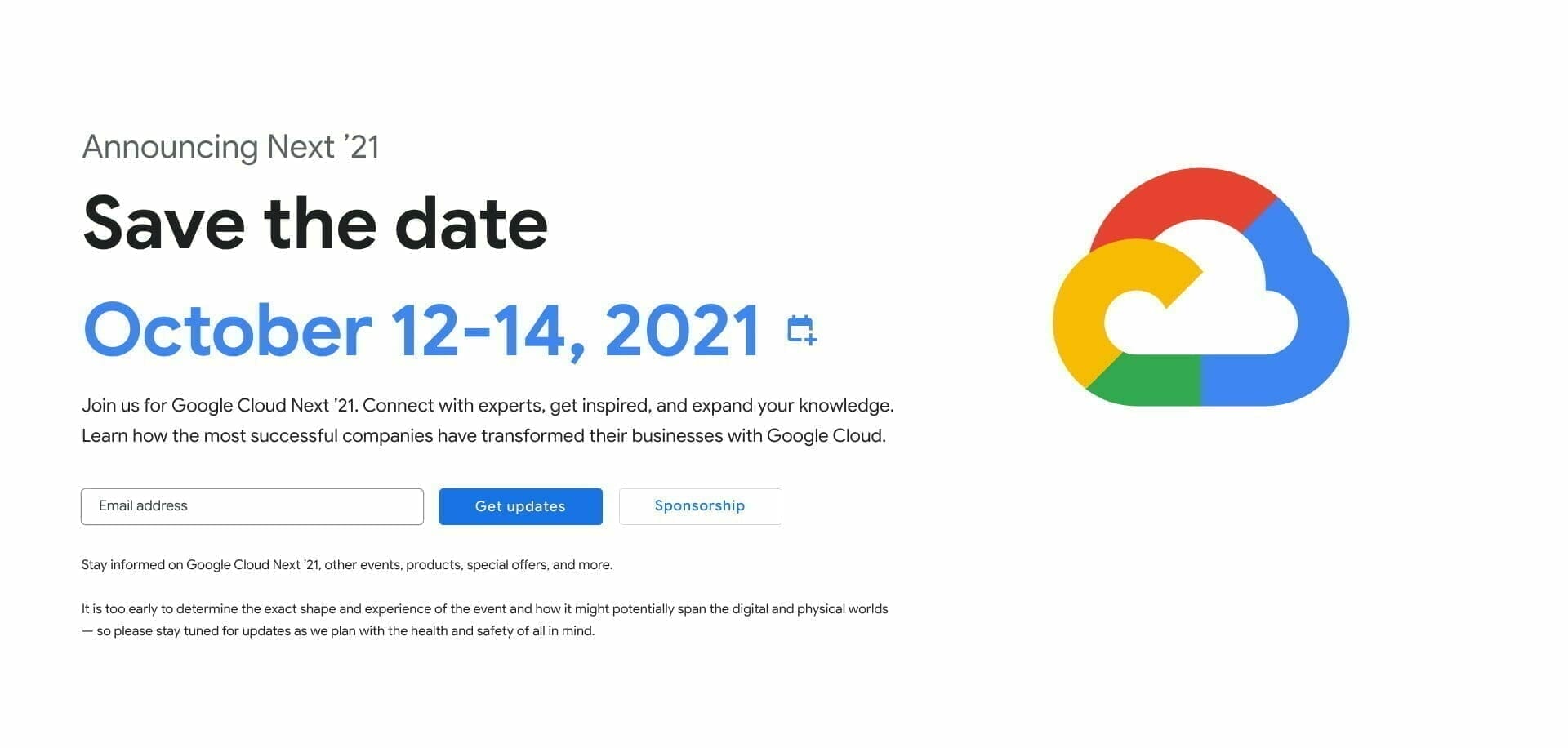 [GCP] Google Cloud next 2021プレ情報