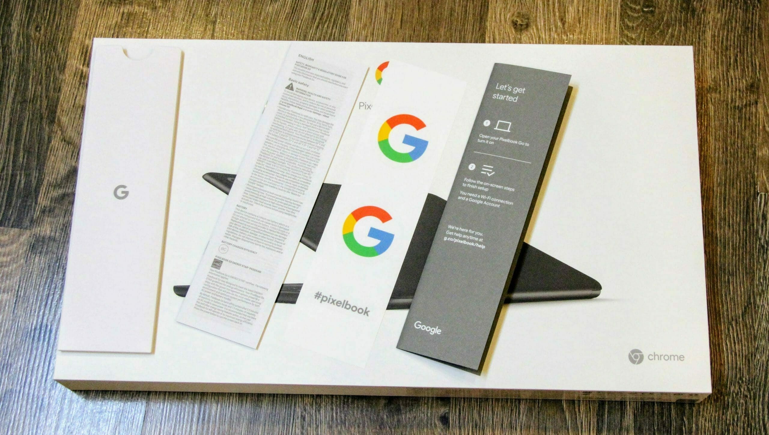 Pixelbook Go:付属品(説明書)