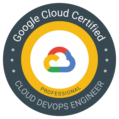 Professional Cloud DevOps Engineer 認定資格 バッジ