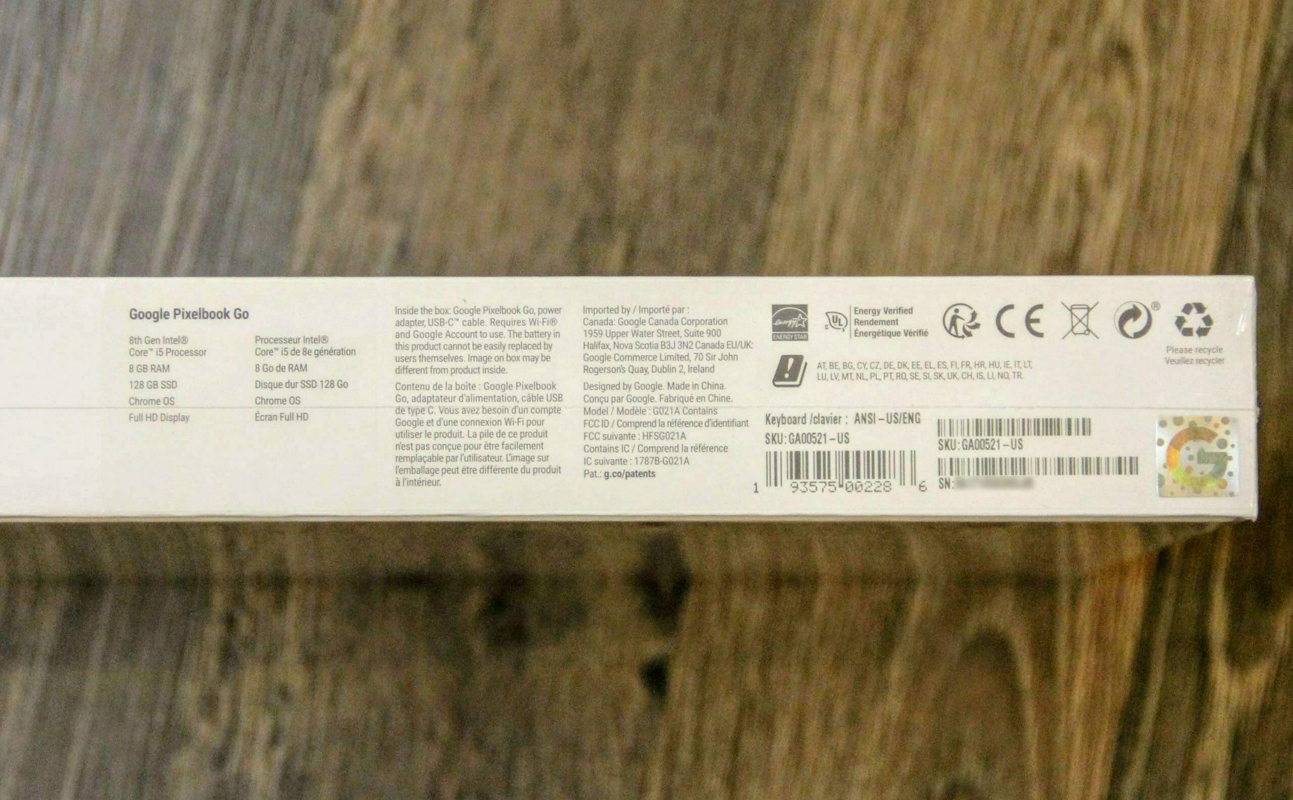 Pixelbook:側面