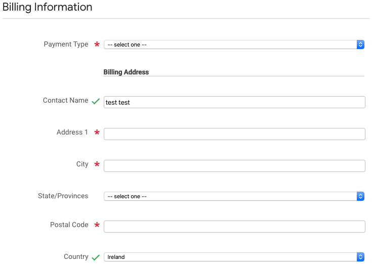 Google Cloud Next Registration：請求情報