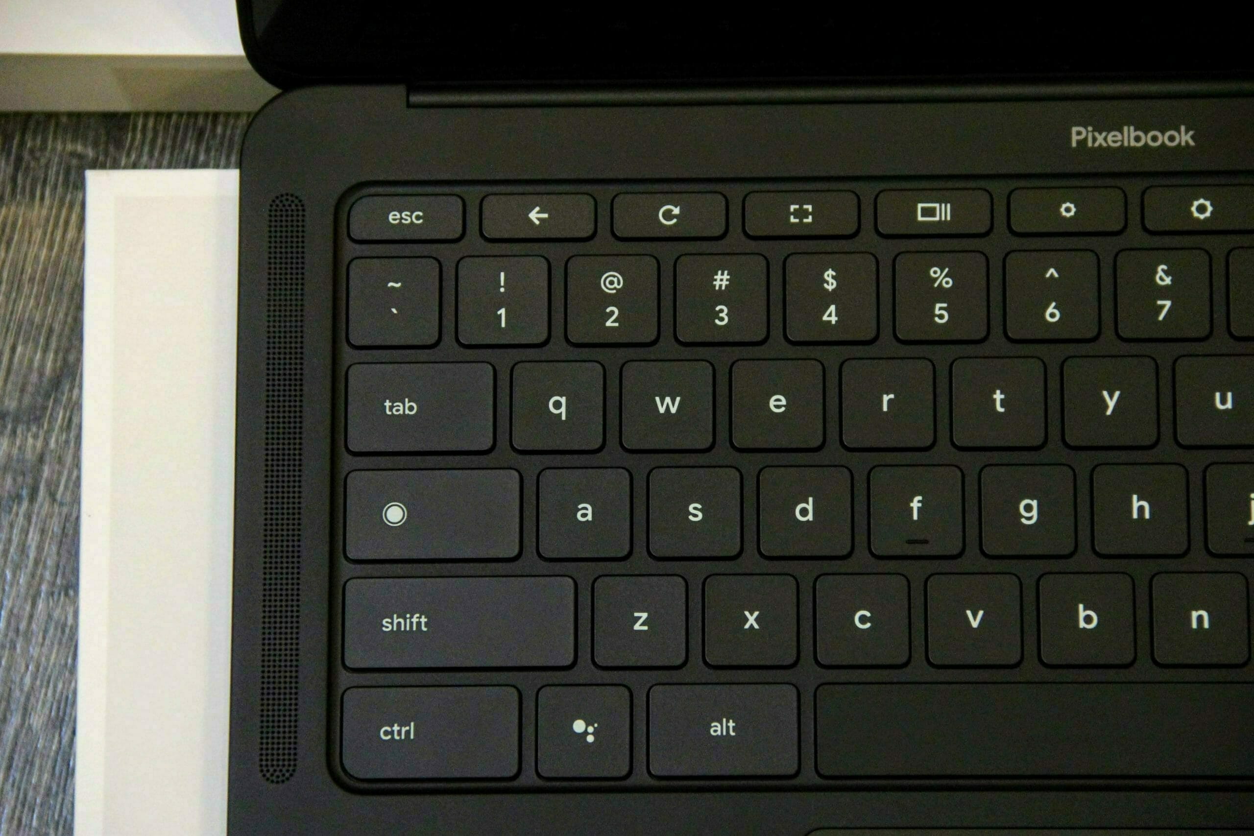 Pixelbook Go:キーボード(左部)