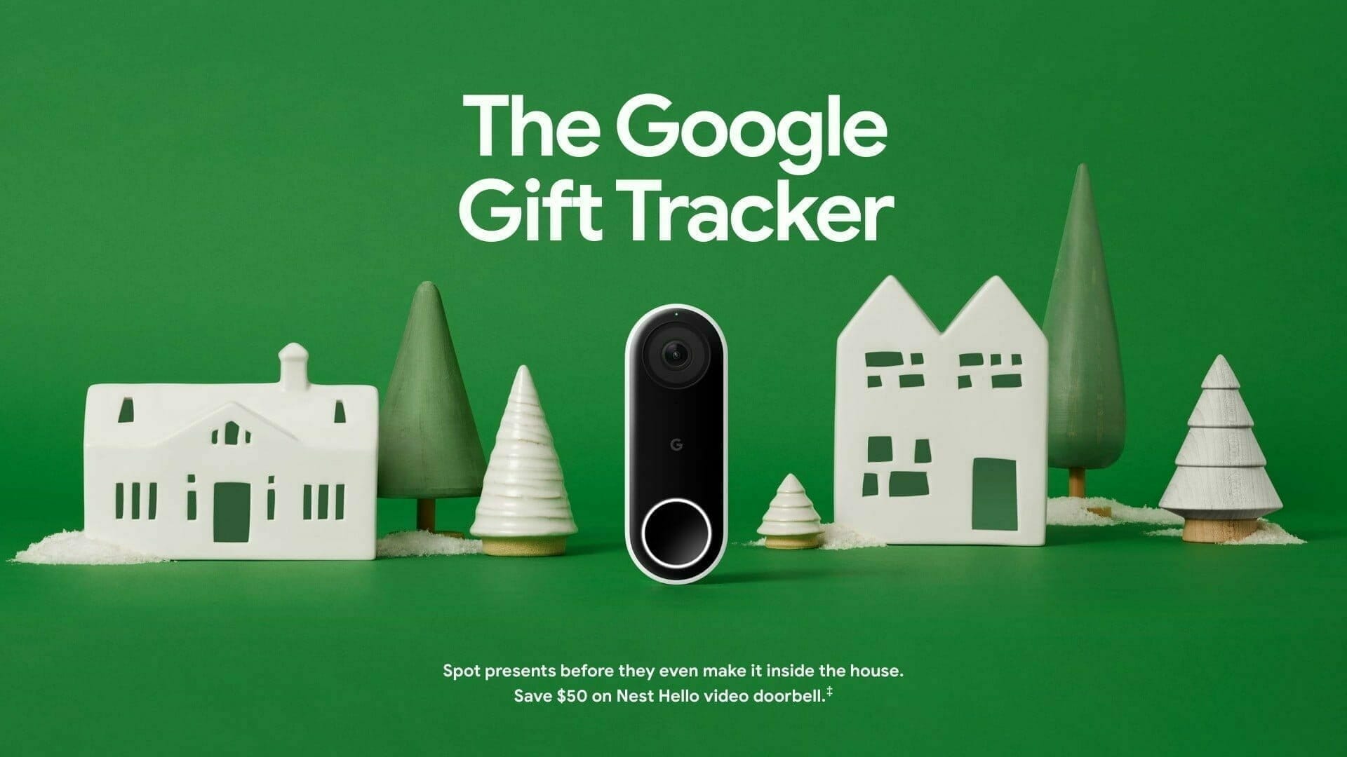 Google ホリデー デザイン：スマート ドアベル「Google Nest Hello」