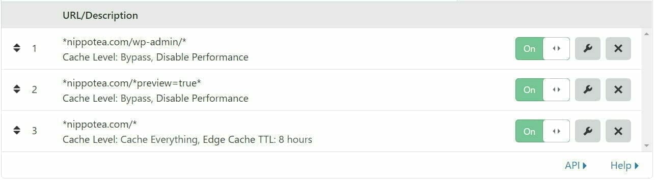 Cloudflare 設定:ルールの優先順位