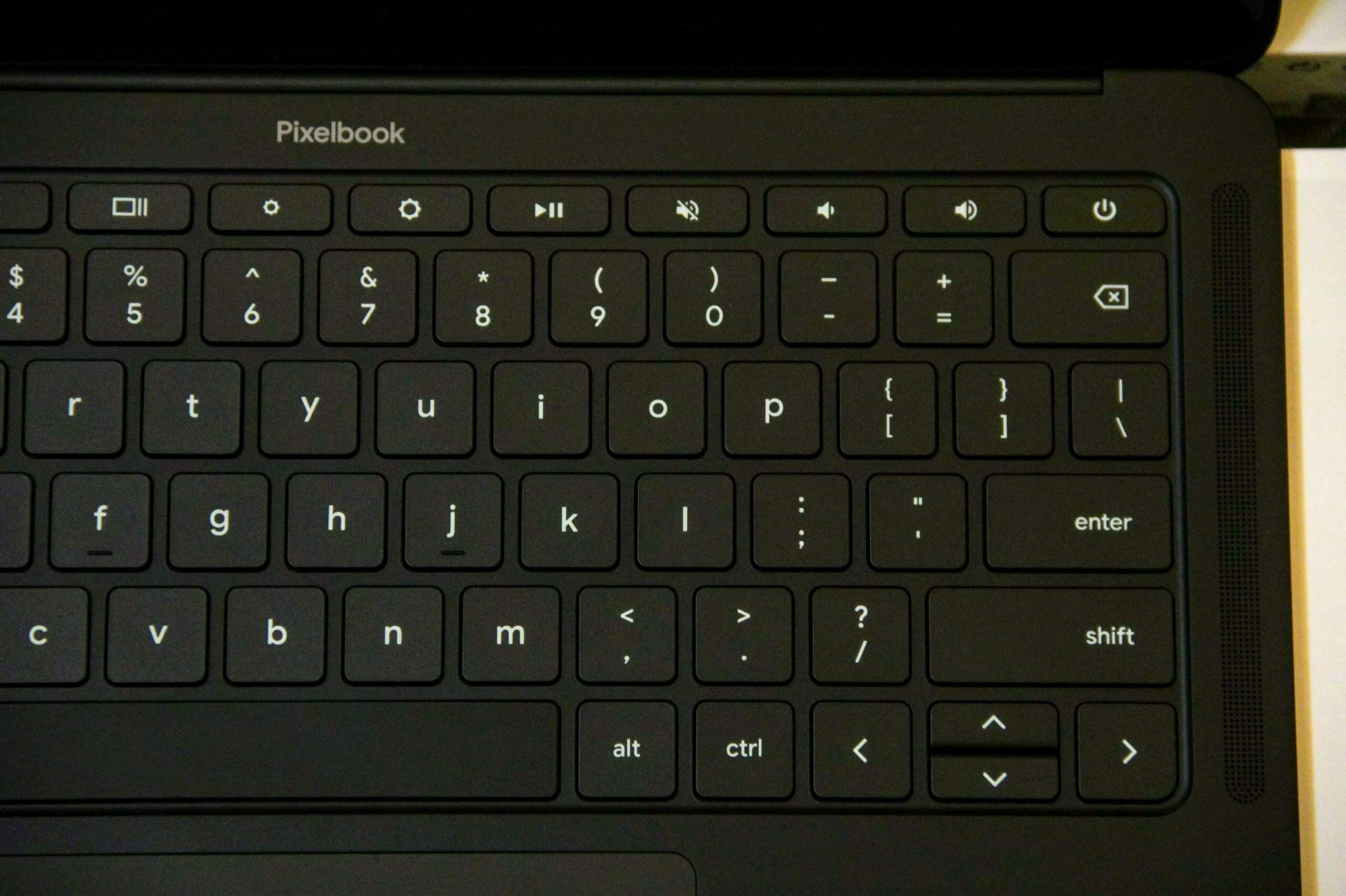 Pixelbook Go：キーボード（右側）
