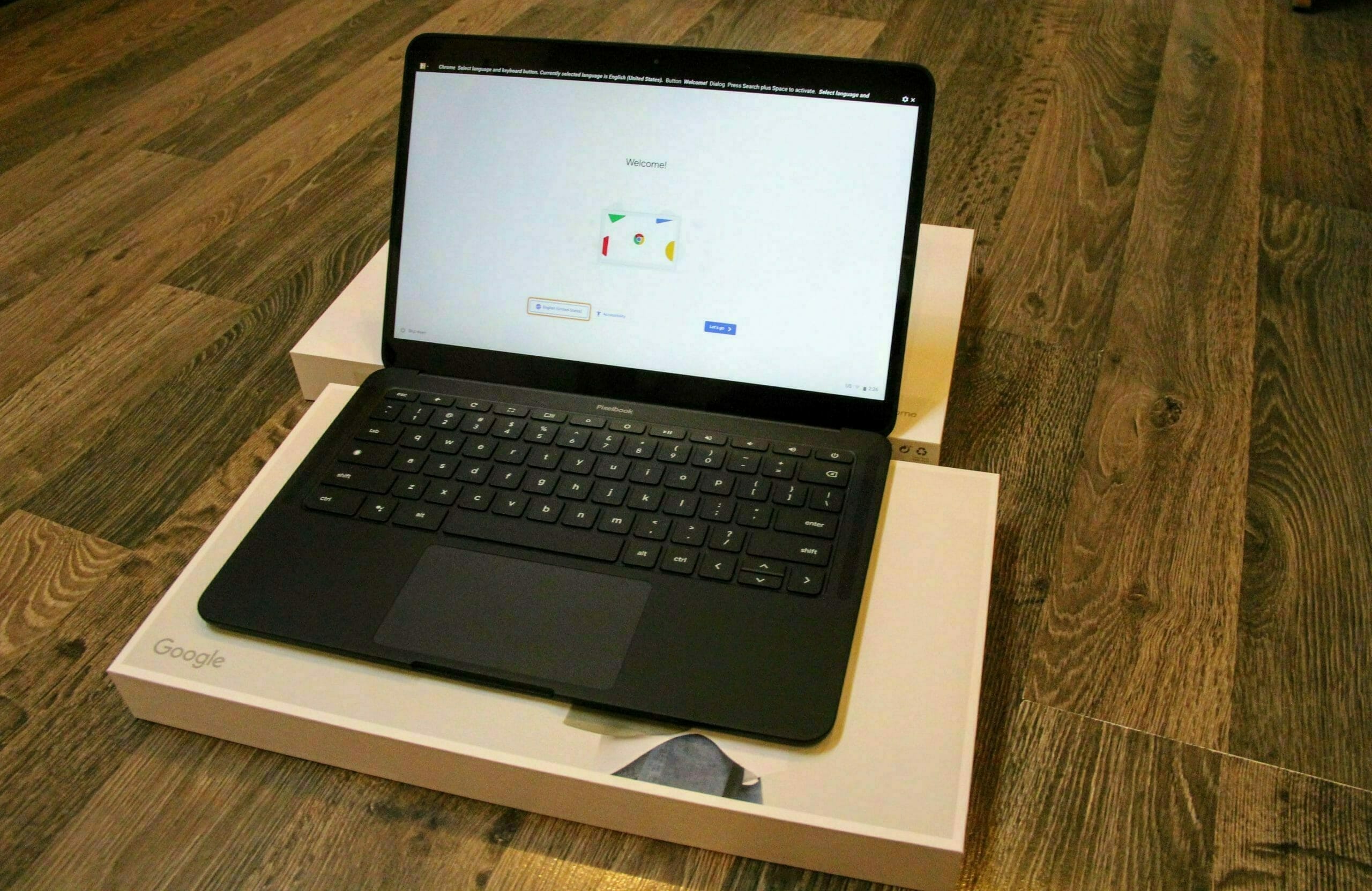 Pixelbook Go:起動時