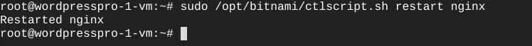 [Bitnami] NGINX を再起動
