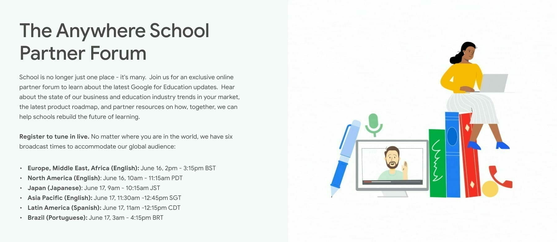 [Google for Education] The Anywhere School Partner Forum
