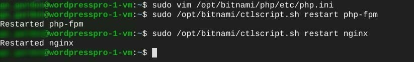 [Bitnami] NGINX の再起動