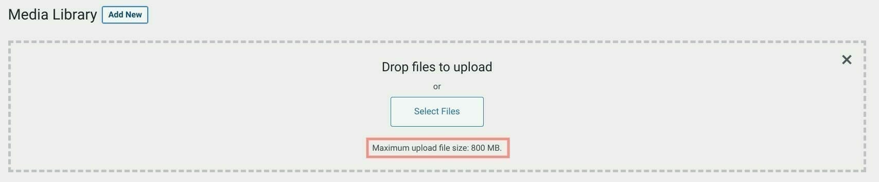 [WordPress] アップロード上限容量を 800M に変更