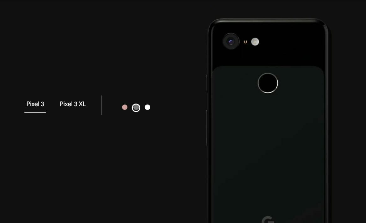 Google Pixel 3 Just Black