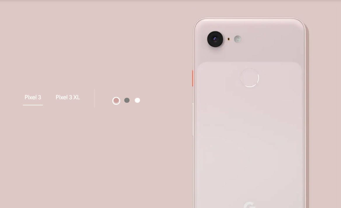 Google Pixel 3 Not Pink