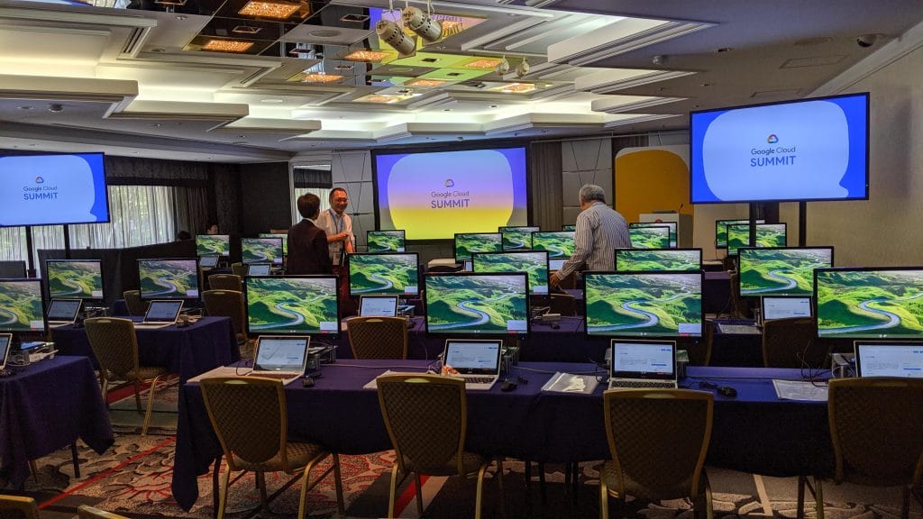 Google Cloud Summit ’19 in 大阪 のHands on Lab 会場