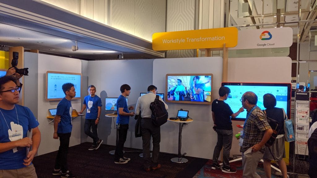 Google Cloud Summit ’19 in 大阪 のWorkstyle Transformation ブース
