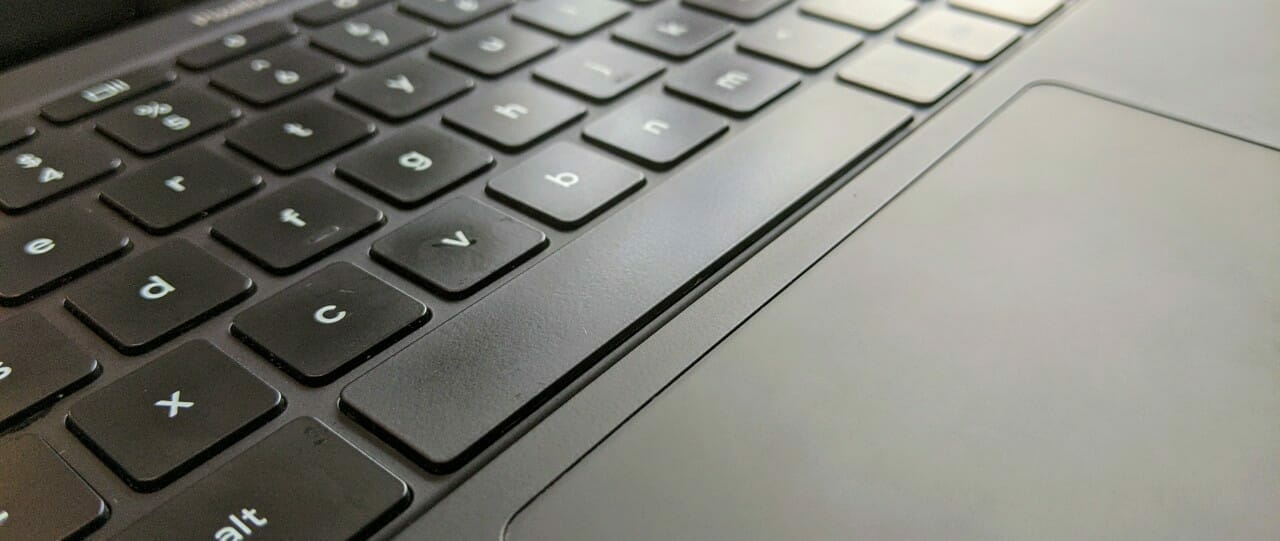 Google Pixelbook Go：修理後のスペースキー