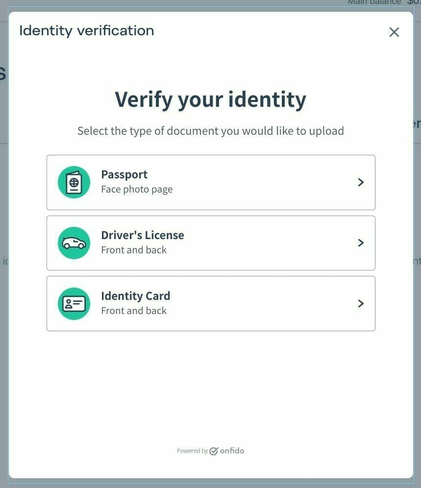 AirTM：アカウントの認証方法