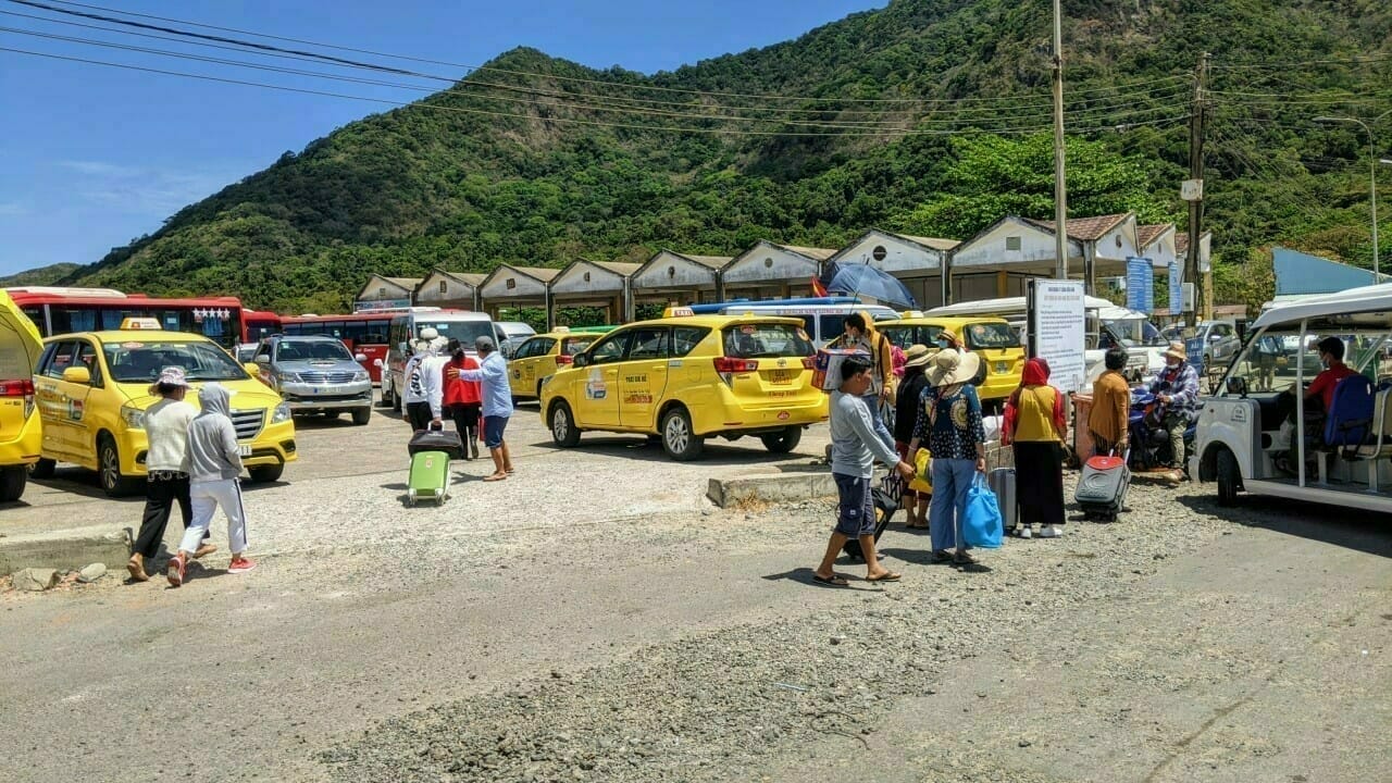 コンダオ高速船の乗船場